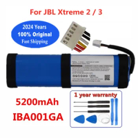 2024 Years Original Speaker Battery For JBL Xtreme 2 3 Xtreme2 Xtreme3 5200mAh IBA001GA Wireless bluetooth Speaker Bateria