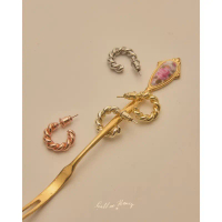 Julys - penne pasta earrings คําแนะนําการขายที่ร้อนแรงในเดือนนี้