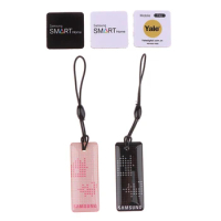 Fingerprint Door Lock NFC RF Stickers Electronic Keychain 13.56MHz IC Card Smart Tags Keyfobs Access Control