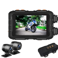 【Jinpei】SONY Starvis 雙鏡頭2K 機車行車紀錄器 / 摩托車行車記錄器 、聯詠晶片 贈64GB(JD-06BM-2K)