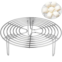 Egg Steamer Wire Rack Air Fryer Accessories Cooling for Baking 304 Stainless Steel Cooking
