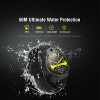 2020 best selling real IP68 Waterproof 4G LTE Global Bands Smart phone watch with 8MP Camera GPS Glonass 1.69" IPS big screen