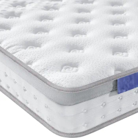 Orthopedic Super King Size Queen Bed Mattresses 13 Inch Cooling Gel-infused Foam latex pocket spring Mattress rolling in a Box