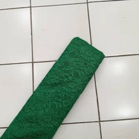 Kain Brokat Seragam Bridesmaid Modern Banyak Pilihan Warna 3 Meter hijau botol