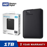 Western Digital Element Portable External Hard Drive WD 1TB 2TB 4TB HDD USB 3.0 Suitable For Desktop Laptops