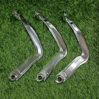 Pedal Rem Satria 2T CROME Tuas Rem Satria 2 Tak CROME Hiu Lumba Double Disc Tebal 5 Mm Kualitas Terb