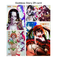 Rare ZR Goddess Story Hancock Nightmare Bronzing Anime characters Children's toys collection Game cards Christmas Birthday gifts