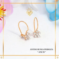 ANTING EMAS PERMATA EMAS MUDA KADAR 8K ANTING EMAS KODE ATK 33 SUNNIES GOLD 8K