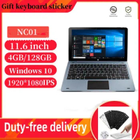 11.6'' NC01 Windows 10 Tablet PC Quad Core 4GB RAM 128GB ROM With Pin Docking Keyboard x5-8300 CPU 1920*1080 IPS HDMI-compatible