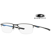 【Oakley】奧克利 Socket 5.5 金屬半框光學眼鏡 防滑鏡臂設計 OX3218 04 54mm 霧黑 公司貨