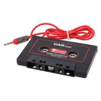 3.5mm AUX Audio Tape Cassette Adapter Converter Fit for Car CD Radio MP3 Magnetic Tape Player Recorder Receiver Cassette .