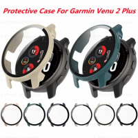 Screen Protector Case For Garmin Venu 2 2S Plus Full Coverage Glass Smartwatch PC Protective Cover For Garmin Venu2 Plus Shell