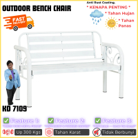 *Anti Rust * Kerusi Bench Chair Metal Bench Chair Long/Outdoor Bench Chair/Garden Bench/Kerusi Taman