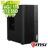 MSI 微星 PRO DP180 14-275TW 商用電腦(i5-14400/16G/1TB+512G SSD/W11P)