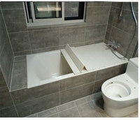 【麗室衛浴】M-915 浴缸專用摺疊防塵蓋 保溫蓋 可置物用