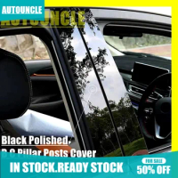 Car Door Window Glossy Black Pillar Posts Cover Trim for Rogue X-Trail X Trail XTrail T32 2014-2019 Car Accessories