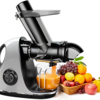 Juicer Machines, Masticating Juicer machines with 3-Inch Wide Chute, 2-Speed Modes &amp; Reverse Function