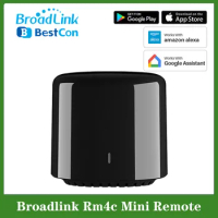 Broadlink Rm4c Mini WIFI IR Universal Smart Home Remote for Air Conditioner TV Voice Control by Alexa Google Home