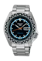 Seiko Seiko 5 Sports SKX Sports Style Black &amp; White ‘Checker Flag’ Special Edition Automatic Watch SRPK67K1