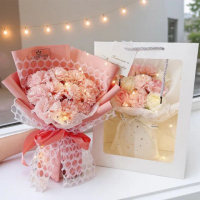 【Warm House Decor 暖和家居】母親節康乃馨花束(香皂花束禮盒 康乃馨花束 康乃馨禮盒 母親節 生日 情人節)