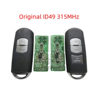 2/3 Button Smart Car Key ID49 315MHz Keyless Remote Fob With Original PCB for Mazda 2 FCCID WAZSKE12D01 662F-SKE13D01 Mitsubishi