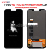 For LG V50 LCD Display Touch Screen Digitizer Assembly Secondary Screen For LG V50 ThinQ 5G LMV500EM lcd Replacement Accessory