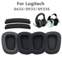 Replacement Ear Pads for Logitech G935 G635 G933 G633 Gaming Headset Earpads Cushions Headband Kit Protective Sleeve