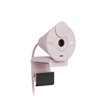 【Logitech 羅技】BRIO 300網路攝影機Webcam(玫瑰粉)