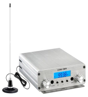 FM Transmitter,15W Long Range FM Broadcast Transmitter for Drive-in Movie, Ch...