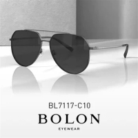 BOLON Sunglasses Aviator Sunglasses Versatile Polarizers Men's Driving Glasses BL7117