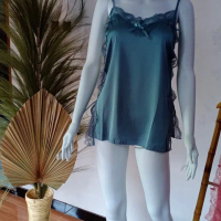 Lingerie sexy dress wanita Miss isyana bd06 satin silk baju tidur