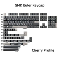 GMK Euler Keycap Clone Black 142 Keys Cherry Profile DYE Sublimation Compatible Gateron Outemu TTC MX Switch Mechanical Keyboard