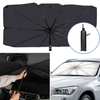 Car Windshield Sun Shade Umbrella Front Window Sun Protection Cover For Nissan Leaf Note Juke Versa Elgrand Maxima Armada Patrol