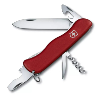 【Victorinox 瑞士維氏】瑞士刀 PICKNICKER 11用刀 111mm-紅(0.8353)