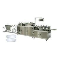 Full-Automatic Disposable Slipper Making Machine High Speed Non Woven Shoe Hotel Slippers Making Machine Production Line