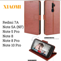 Case Wallet Leather Flip For Redmi 7 5A 8 xiaomi10 Casing Dompet