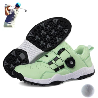2023 Professional Men's Golf Shoes Outdoor Fashion Golf Shoes Men's and Women's Grass Non Slip Walking Shoes Golf Coach