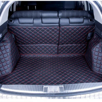 Good carpets! Full set car trunk mats for Honda Vezel 2019-2014 waterproof boot carpets cargo liner for Vezel 2016,Free shipping