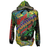 Jersey Mancing Kaos Fishing Atasan Baju Mancing Full Printing Lengan Panjang Kupluk Dewasa Sport