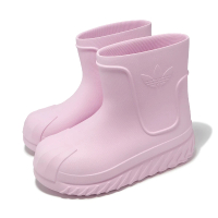 【adidas 愛迪達】厚底雨鞋 Adifom Superstar Boot W 女鞋 粉 貝殼頭 厚底 膠鞋 愛迪達(IE0389)