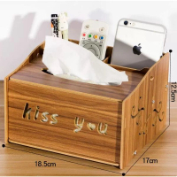 桌面收納盒（S68螺絲款胡桃木色） 