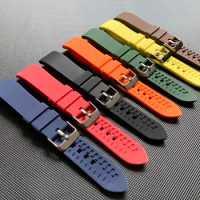 Silicone Watch Bands 18mm 19mm 20mm 21mm 22mm 24mm Soft Quick Release Rubber Watch Bands Smart Watch Straps