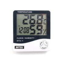 【精準科技】數位多功能溫溼度計 智能溫濕度計 溫濕監控 家用溫度計 溫度計 濕度計 時鐘 電子時鐘(550-TAH)