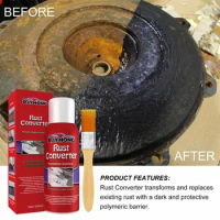 Car Rust Removal Converter Anti Rust Paste Water-based Metal Surfaces Repair Rust Remover Auto Care Tool Car cleaning agent