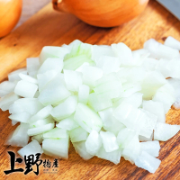 【上野物產】5包 冷凍洋蔥丁(500g±10%/包 蔬菜/低卡/素食)