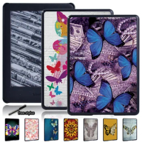 Tablet Case for Kindle EReader Paperwhite 1 2 3 4/Kindle 8th 2016/10th 2019 Butterfly Series Anti-scratch Hard Shell Back Cover