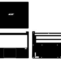 Pre-cut 1PCS Top+1PCS Palmrest+1PCS Bottom Skin Sticker Cover Case Film For 2020 Acer Swift 3 SF313-52 13.5"
