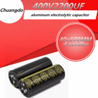 1pcs/lot high quality 400V2200UF 40*100MM aluminum electrolytic capacitors 400V 2200UF 40*100MM