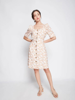 ชุดกระโปรงสั้นคอเหลี่ยม รุ่น FOES22FDS015BR