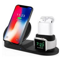 10W fast charging station for apple watch 3in1 Wireless Dock For iPhone 12 11 Pro Air Pods Pro Apple Watch SE 6 5 4 3 Stand New
